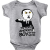 angriest boy in the world Baby Bodysuit