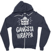 gangsta wrappa Zipper Hoodie
