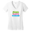 peace, love, massage Women's V-Neck T-Shirt
