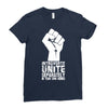 introverts unite separately in your own homes Ladies Fitted T-Shirt