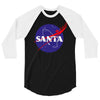 santa nasa 3/4 Sleeve Shirt