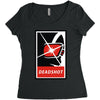 deadshot suicide squad Women's Triblend Scoop T-shirt