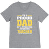 proud dad of a freaking awesome teacher. (yes she bought me this). fat V-Neck Tee