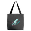 ask me about dinosaurs Tote Bags