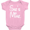 she's mine Baby Onesie