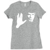 spock star trek leonard nimoy tribute Ladies Fitted T-Shirt