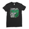talk to myself fishing Ladies Fitted T-Shirt