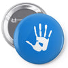 handprint sticker vinyl decal Pin-back button
