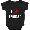 i heart leonard Baby Bodysuit