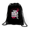 this girls heart Drawstring Bags