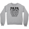 I Love you Papa Crewneck Sweatshirt