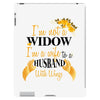 i'm not a widow i'm a wife to a husband with wings iPad 3 and 4 Case