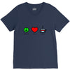 peace love coffee (2) V-Neck Tee