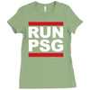 run psg paris st germain fotbal Ladies Fitted T-Shirt