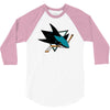 jose sharks youth 3/4 Sleeve Shirt