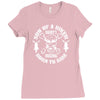 son of a biker Ladies Fitted T-Shirt