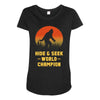 Hide and Seek World Champion Maternity Scoop Neck T-shirt