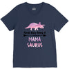 cool mama saurus V-Neck Tee