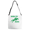 born to ride horse riding pony horse Adjustable Strap Totes