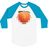 peach t 3/4 Sleeve Shirt