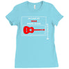 anti war guitar folk music writers Ladies Fitted T-Shirt