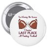 fantasy football Pin-back button