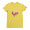pizza is my valentine 3 Ladies Fitted T-Shirt