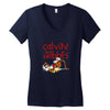 calvin hobbes Women's V-Neck T-Shirt