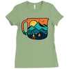 coffee and adventure Ladies Fitted T-Shirt