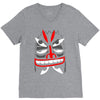 addict x mysterious al mask V-Neck Tee