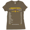 Aquarius Facts Zodiac Ladies Fitted T-Shirt