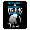 Granddad &amp; Grandson Fishing Partners For Life Mousepad