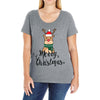 merry cristmas reindeer Ladies Curvy T-Shirt