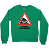 warning descent Crewneck Sweatshirt