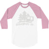 roughin' it roughing trailer camping camp 3/4 Sleeve Shirt