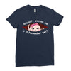 November Peeking Out Asian Baby Girl Ladies Fitted T-Shirt