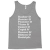 reindeer names Tank Top