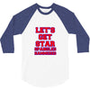 star spangled hammered 3/4 Sleeve Shirt