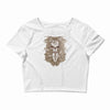 halloween skull Crop Top