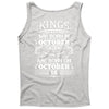 Real Kings Are Born On October 16 Tank Top