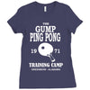ping pong camp Ladies Fitted T-Shirt