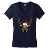 noel deer Women's V-Neck T-Shirt