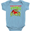 no pizza after midnight! Baby Onesie