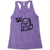 huh dinosaur Racerback Tank