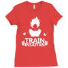 train insaiyan (2) Ladies Fitted T-Shirt