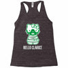hello clarice Racerback Tank