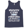 halloween is scary but stomach cancer is deadly spread the word lep sa Tank Top