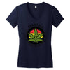 cannabis Women's V-Neck T-Shirt