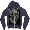 broken frame Zipper Hoodie