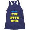 i am with her Racerback Tank